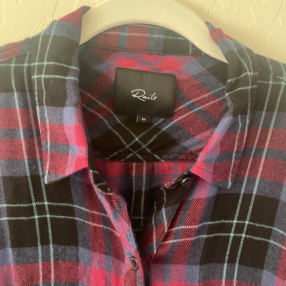 RAILS Womens Plaid Flannel Size M
